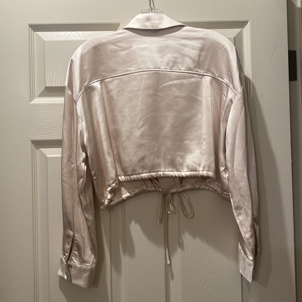 JLUXLABEL champagne colored blouse - Picture 5 of 6